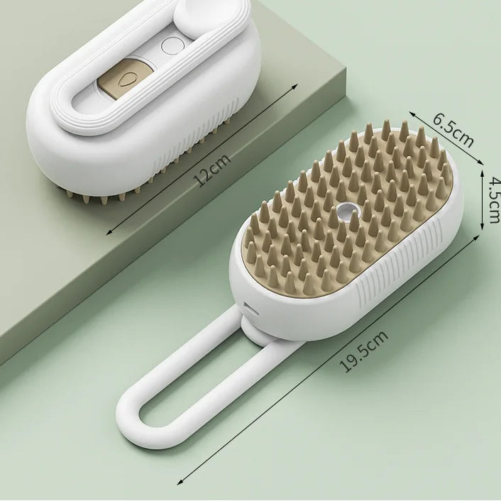 Brosse à vapeur pour chat Brosse pour chien à vapeur 3 en 1
